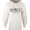 Stone - Front - Disney Womens-Ladies Authentic Mickey Mouse Hoodie
