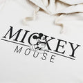 Stone - Side - Disney Womens-Ladies Authentic Mickey Mouse Hoodie