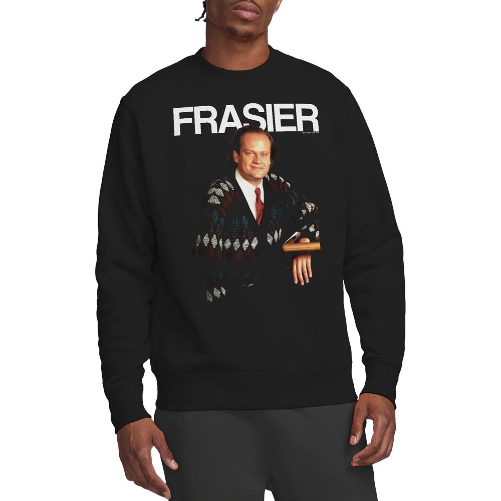Black - Lifestyle - Cheers Unisex Adult Frasier Crane Sweatshirt