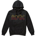 Black-Green - Front - AC-DC Mens About To Rock Tour Hoodie