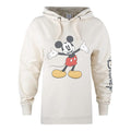 Stone - Front - Disney Womens-Ladies Open Arms Mickey Mouse Hoodie