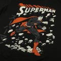 Black-Orange-White - Side - Superman Mens Japanese T-Shirt