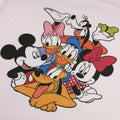 Pale Pink - Side - Mickey Mouse & Friends Womens-Ladies 90´s Gang Sweatshirt
