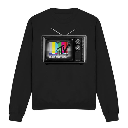 Black - Front - MTV Unisex Adult TV Sweatshirt