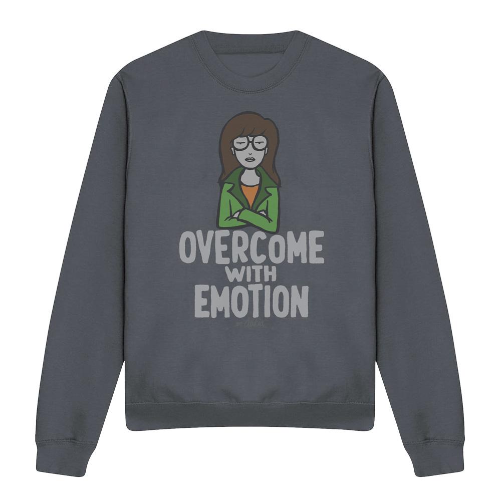 Charcoal - Front - Daria Unisex Adult Daria Quote Sweatshirt