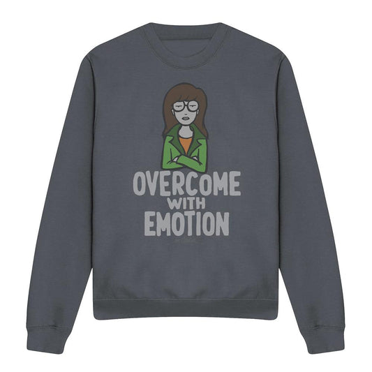 Charcoal - Front - Daria Unisex Adult Daria Quote Sweatshirt