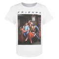 White - Front - Friends Womens-Ladies Group Shot T-Shirt