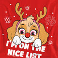 Red - Pack Shot - Paw Patrol Unisex Adult Nice Christmas Skye Sweatshirt