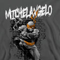 Charcoal - Pack Shot - Teenage Mutant Ninja Turtles Unisex Adult Michelangelo Sweatshirt