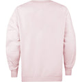 Pale Pink - Back - Disney Womens-Ladies Mickey & Minnie Mouse Cross Stitch Sweatshirt
