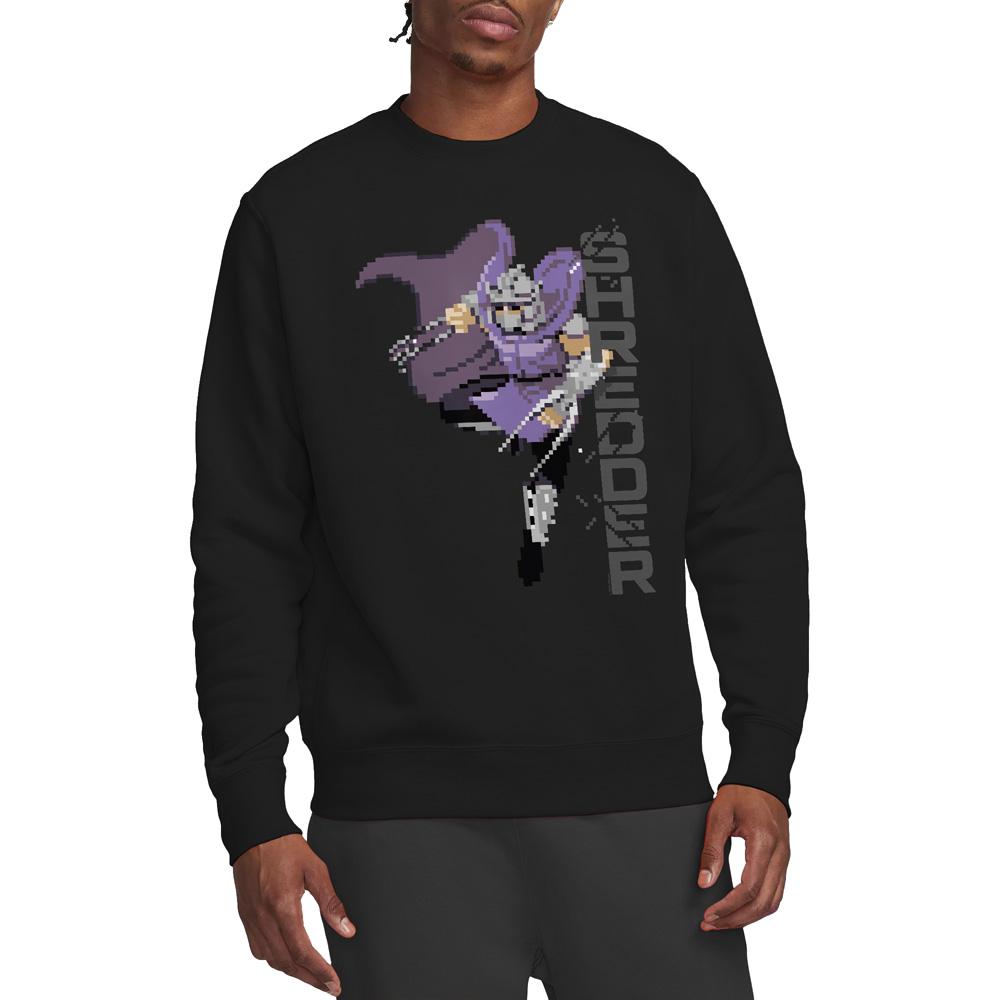 Black - Lifestyle - Teenage Mutant Ninja Turtles Unisex Adult Arcade Shredder Retro Sweatshirt