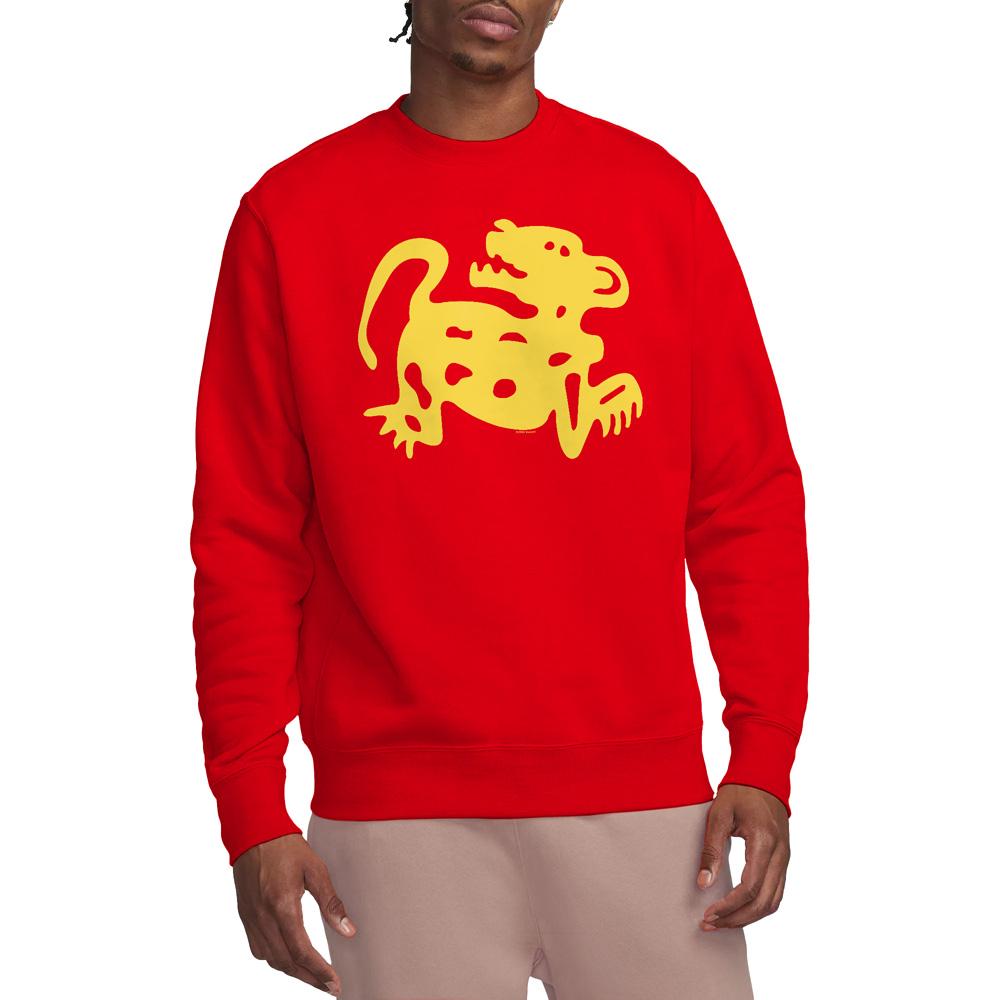 Red - Side - Legends of the Hidden Temple Unisex Adult Red Jaguars Sweatshirt