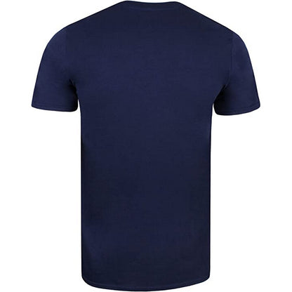 Navy-Blue-Pink - Back - Miami Vice Mens Logo T-Shirt