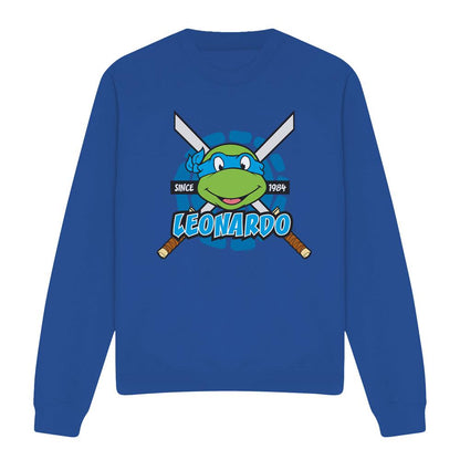 Royal Blue - Front - Teenage Mutant Ninja Turtles Unisex Adult Since 1984 Leonardo Sweatshirt