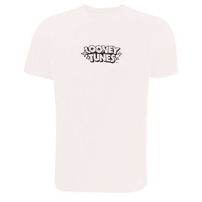 Natural-Turquoise-Red - Front - Looney Tunes Mens Greetings Earthlings T-Shirt