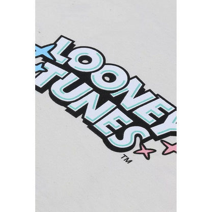 Natural-Turquoise-Red - Side - Looney Tunes Mens Greetings Earthlings T-Shirt