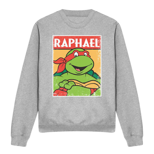 Sport Heather - Front - Teenage Mutant Ninja Turtles Unisex Adult Raphael Sweatshirt