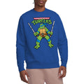 Royal Blue - Lifestyle - Teenage Mutant Ninja Turtles Unisex Adult Leonardo Retro Sweatshirt