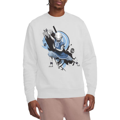 White - Lifestyle - Avatar: The Last Airbender Unisex Adult Energybending Aang Sweatshirt