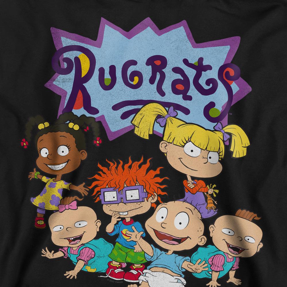 Black - Side - Rugrats Unisex Adult Group Sweatshirt