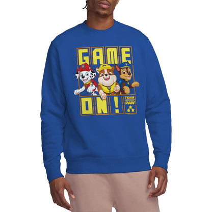 Royal Blue - Lifestyle - Paw Patrol Unisex Adult Game On Team Paw Sweatshirt