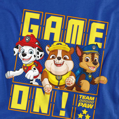 Royal Blue - Side - Paw Patrol Unisex Adult Game On Team Paw Sweatshirt
