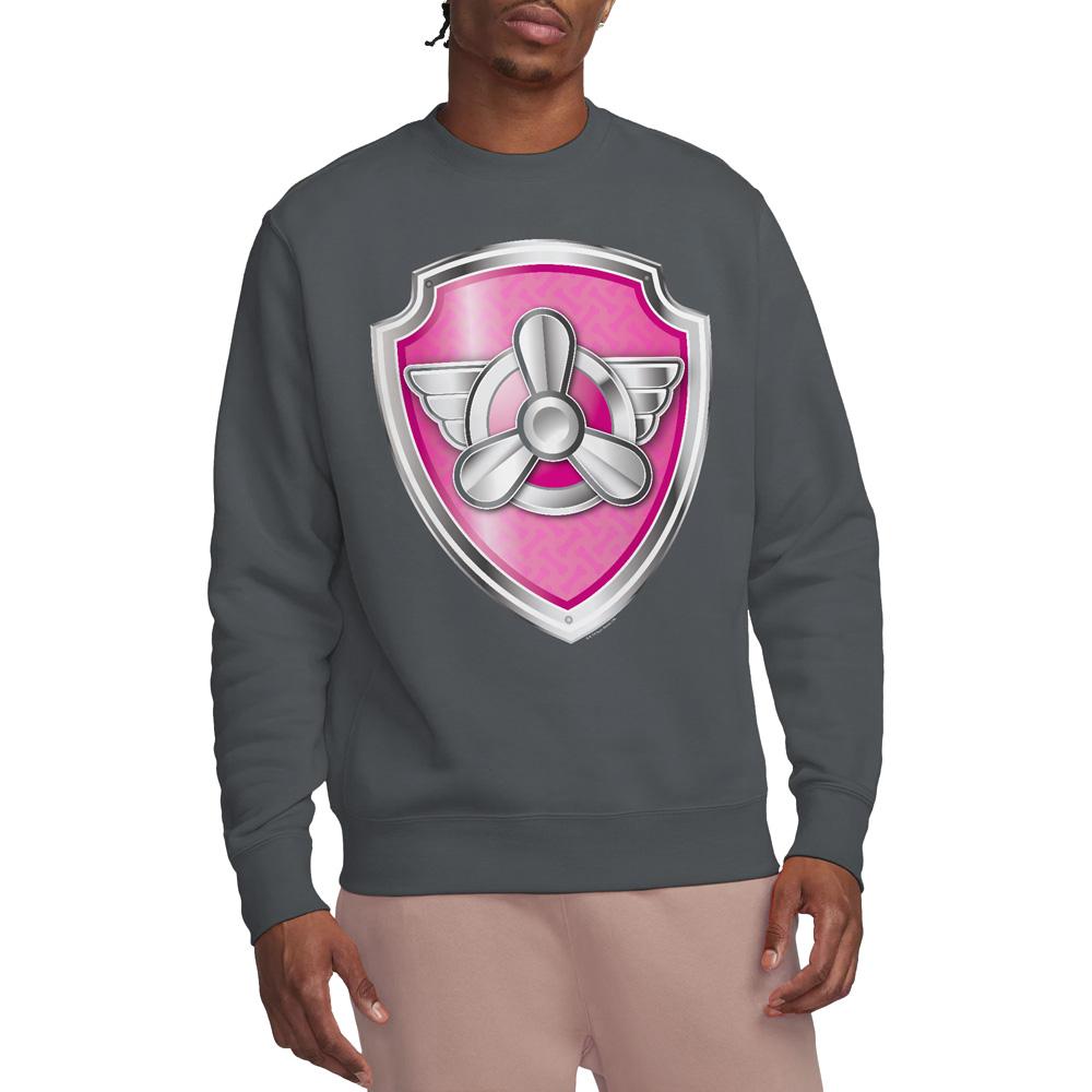 Charcoal - Lifestyle - Paw Patrol Unisex Adult Skye Badge Sweatshirt