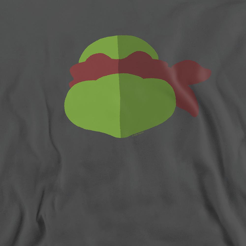 Black - Side - Teenage Mutant Ninja Turtles Unisex Adult Raphael Face Sweatshirt