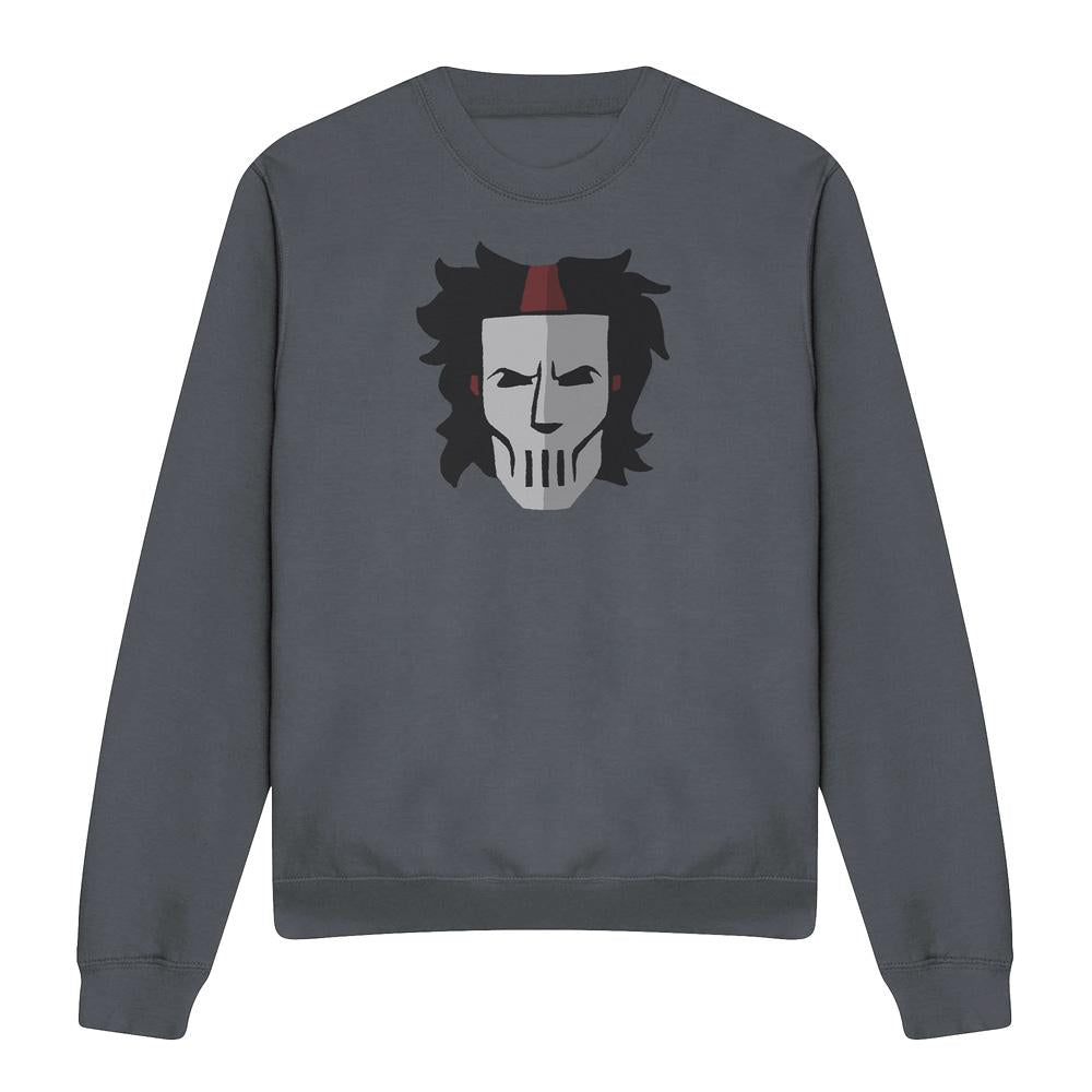 Black - Front - Teenage Mutant Ninja Turtles Unisex Adult Casey Jones Mask Sweatshirt