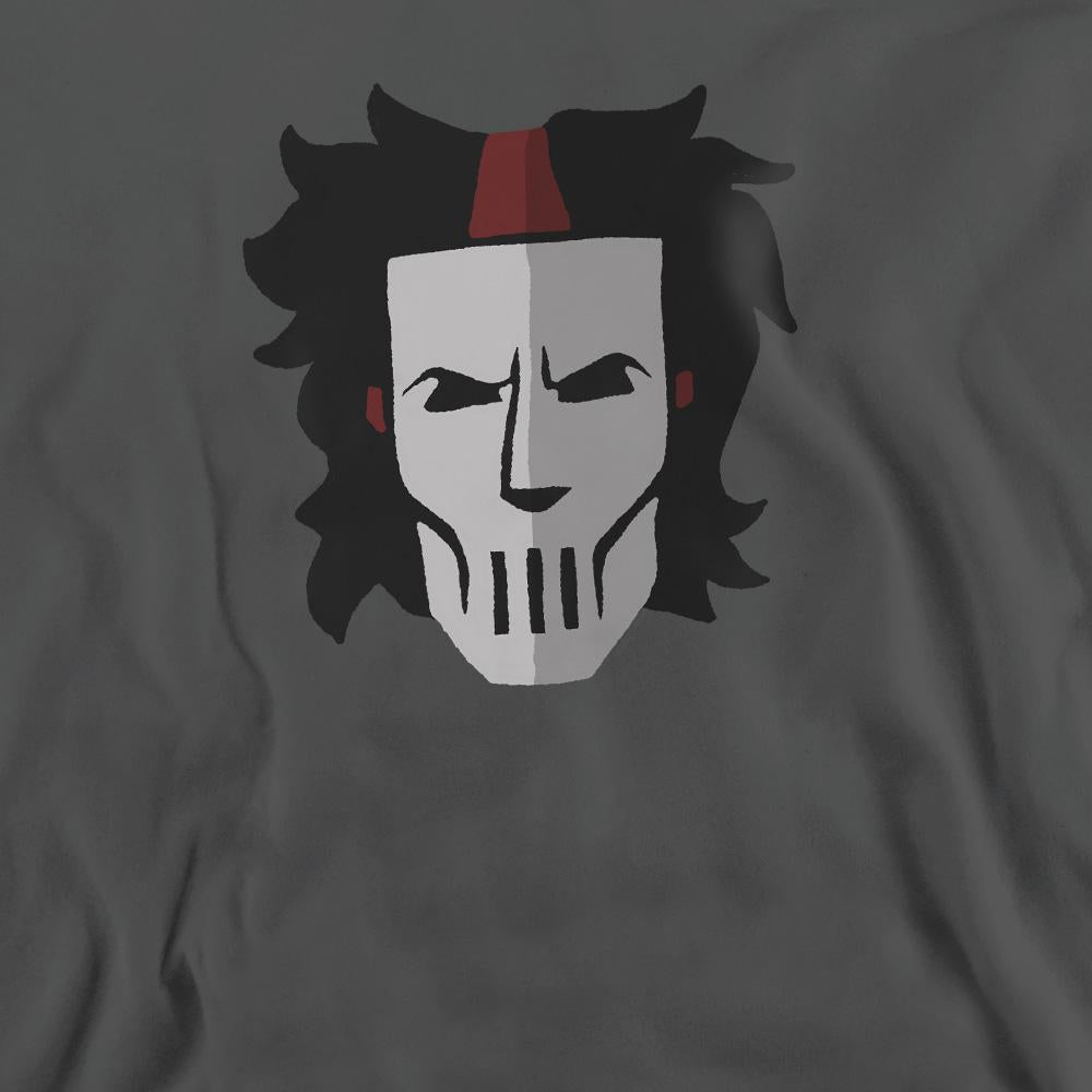 Black - Side - Teenage Mutant Ninja Turtles Unisex Adult Casey Jones Mask Sweatshirt