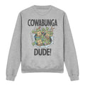 Sport Heather - Front - Teenage Mutant Ninja Turtles Unisex Adult Cowabunga Dude Sweatshirt