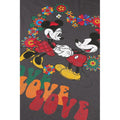Dark Charcoal - Back - Disney Womens-Ladies Mickey & Minnie Mouse Holding Hands Oversized T-Shirt