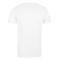 White - Back - Garfield Mens Embroidered T-Shirt