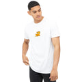 White - Lifestyle - Garfield Mens Embroidered T-Shirt