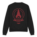 Black - Front - Top Gun Unisex Adult Darkstar Logo Sweatshirt