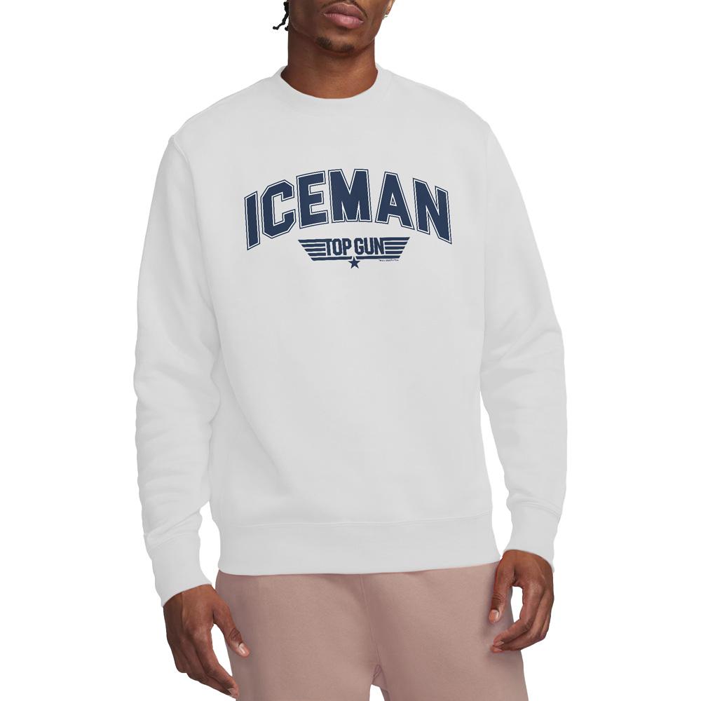 White - Lifestyle - Top Gun Unisex Adult Iceman Varsity Sweatshirt