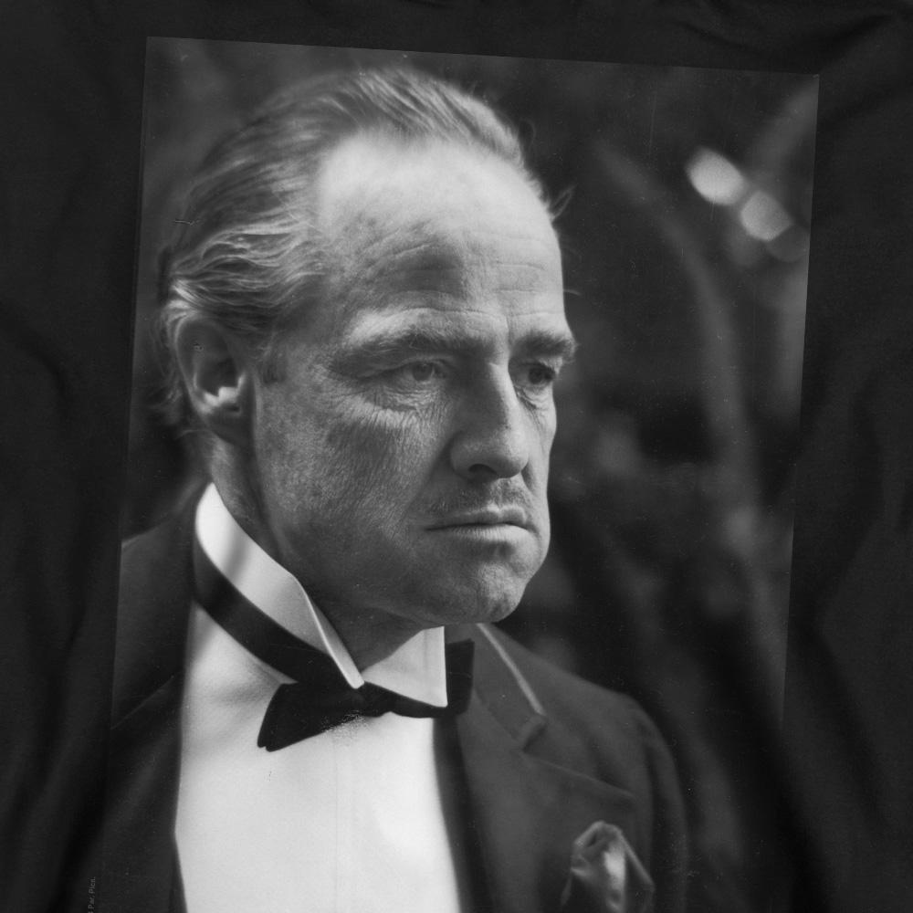 Black - Pack Shot - The Godfather Unisex Adult Don Vito Corleone Photograph Sweatshirt