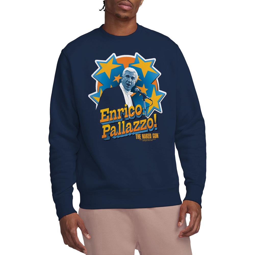 Navy - Lifestyle - The Naked Gun Unisex Adult It´s Enrico Pallazzo Sweatshirt