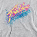 Sport Heather - Pack Shot - Flashdance Unisex Adult Spray Logo Sweatshirt