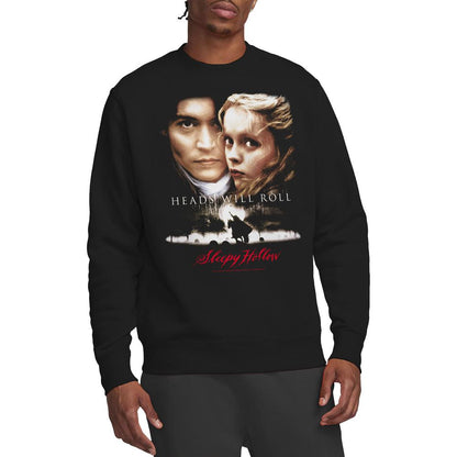Black - Lifestyle - Sleepy Hollow Unisex Adult Heads Will Roll Sweatshirt