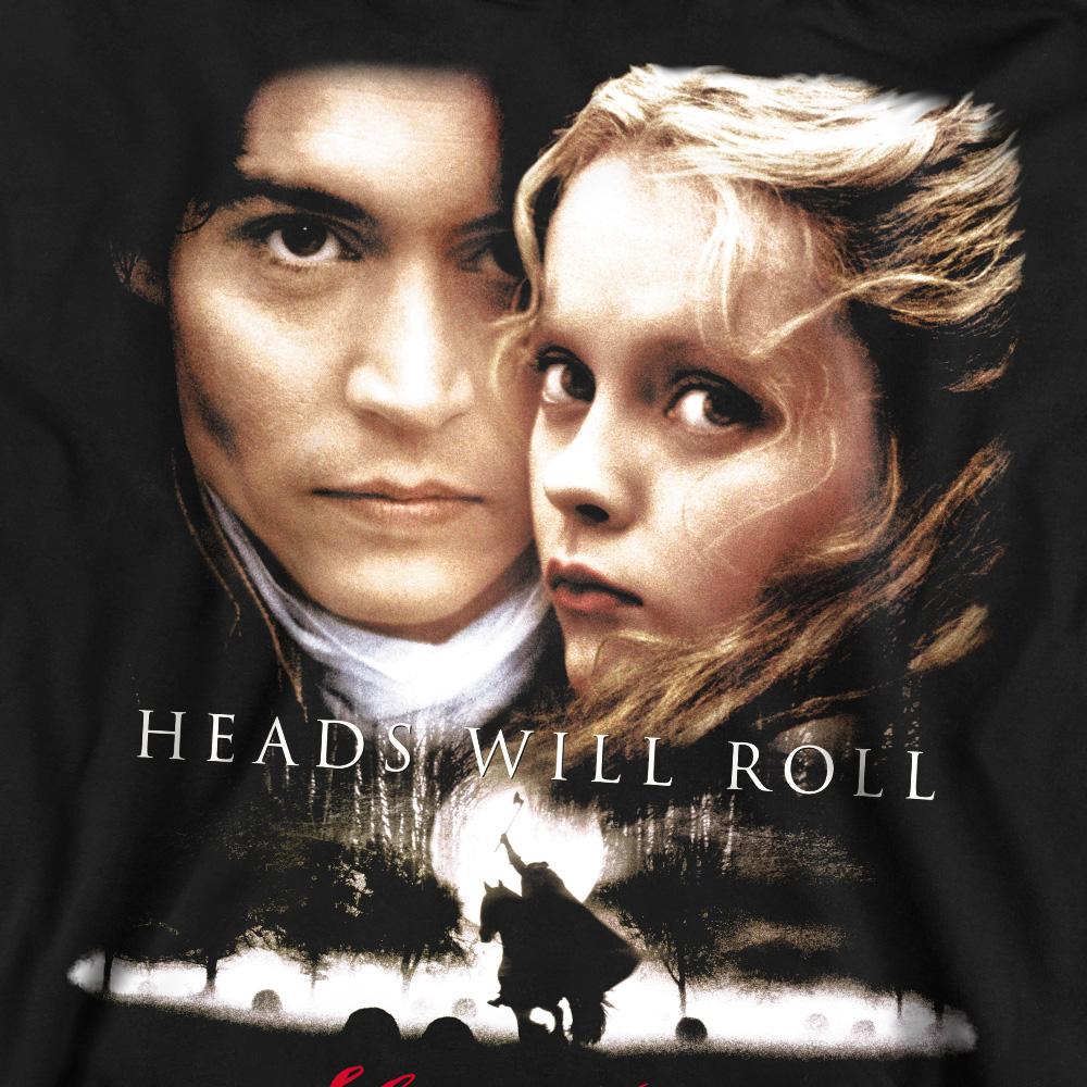 Black - Side - Sleepy Hollow Unisex Adult Heads Will Roll Sweatshirt