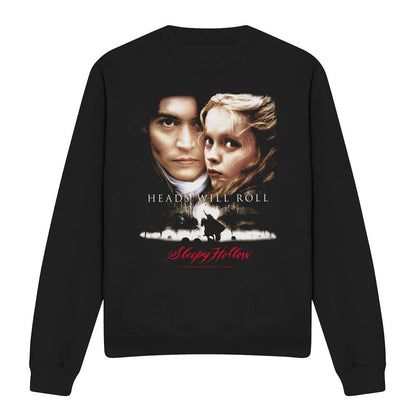Black - Front - Sleepy Hollow Unisex Adult Heads Will Roll Sweatshirt
