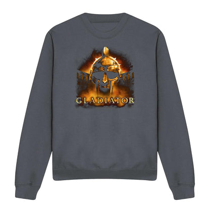 Charcoal - Front - Gladiator Unisex Adult My Name Is Sweatshirt