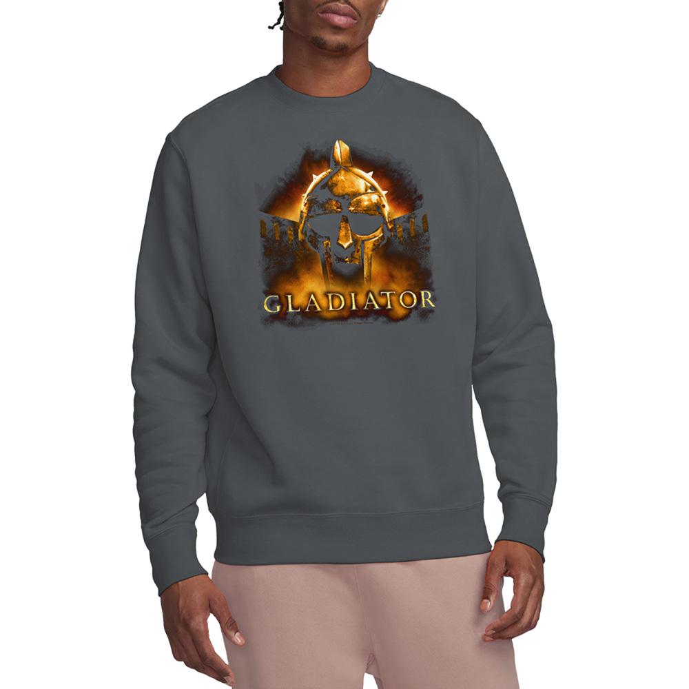 Charcoal - Back - Gladiator Unisex Adult My Name Is Sweatshirt