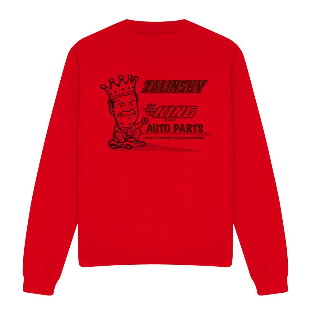 Red - Front - Tommy Boy Unisex Adult Zalinsky Auto Sweatshirt