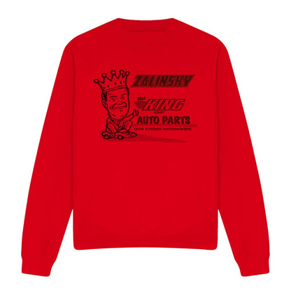 Red - Front - Tommy Boy Unisex Adult Zalinsky Auto Sweatshirt