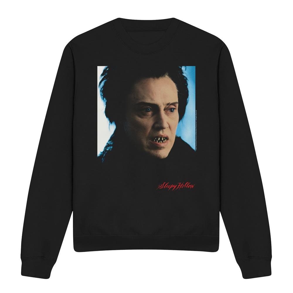 Black - Front - Sleepy Hollow Unisex Adult Horseman Sweatshirt