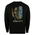 Black - Back - Star Wars: The Book Of Boba Fett Mens Outlaws Long-Sleeved T-Shirt