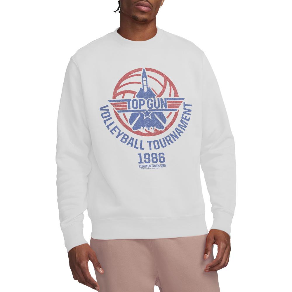White - Lifestyle - Top Gun Unisex Adult Volleyball Tournament Sweatshirt