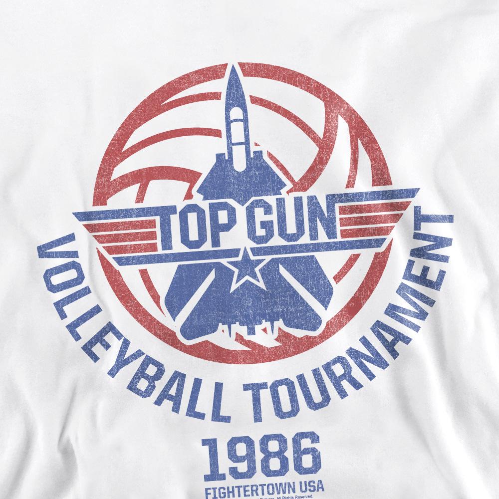 White - Pack Shot - Top Gun Unisex Adult Volleyball Tournament Sweatshirt